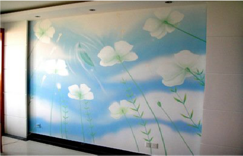 温州画墙绘怎么画好白云的蓬松感？