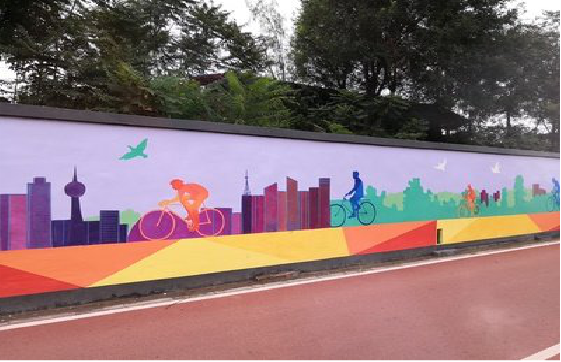 温州墙体彩绘-围墙