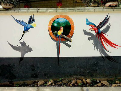 温州视觉错位-3D墙绘设计