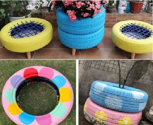 温州墙体彩绘-变废为宝