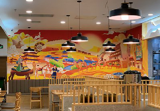 温州商业空间彩绘介绍。