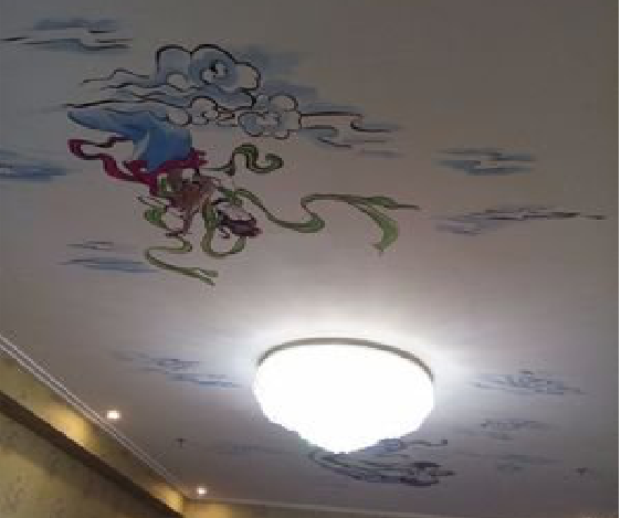 温州如何快速绘制天花板上的手绘墙？
