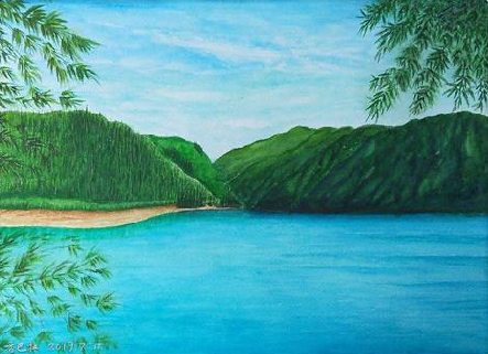 温州在墙绘中，如何绘画绿水青山？